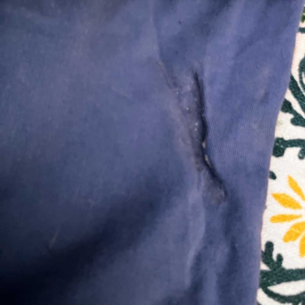 1980’s Polo Ralph Lauren Men's Classic Blue Chinos *damaged* stretch slim fit 38 - Picture 5 of 10